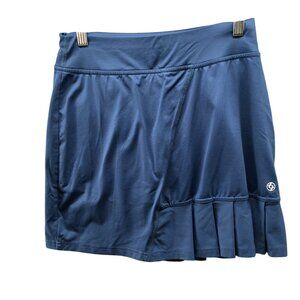 Lija Tennis Skort Womens XS Blue Pleated Asymmetric Pickelball Golf